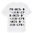 Prades-d'Aubrac ordlek t-shirt