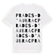 Prades-d'Aubrac ordlek t-shirt