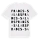 Prades-Salars ordlek t-shirt