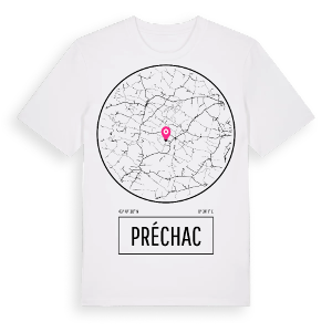 Préchac t-shirt – ekologisk bomull t-shirt från Pinshirt