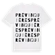Prévinquières ordlek t-shirt
