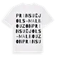 Prinsuéjols-Malbouzon ordlek t-shirt