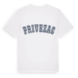 Privezac college t-shirt – ekologisk bomull t-shirt från Pinshirt