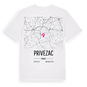 Privezac karta t-shirt – ekologisk bomull t-shirt från Pinshirt