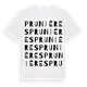 Prunières ordlek t-shirt