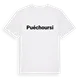 Puéchoursi fetstil t-shirt