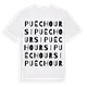 Puéchoursi ordlek t-shirt