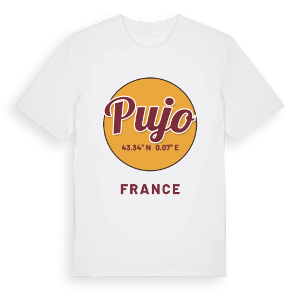 Pujo cirkel t-shirt – ekologisk bomull t-shirt från Pinshirt