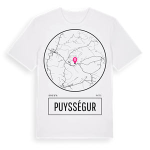 Puysségur t-shirt – ekologisk bomull t-shirt från Pinshirt