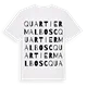 Quartier Malbosc ordlek t-shirt
