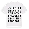 Quint-Fonsegrives ordlek t-shirt