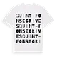 Quint-Fonsegrives ordlek t-shirt
