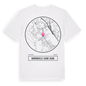 Ramonville-Saint-Agne t-shirt – ekologisk bomull t-shirt från Pinshirt