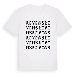 Revens ordlek t-shirt – ekologisk bomull t-shirt från Pinshirt