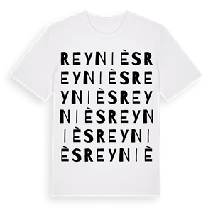 Reyniès ordlek t-shirt – ekologisk bomull t-shirt från Pinshirt