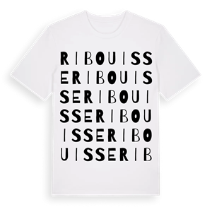 Ribouisse ordlek t-shirt – ekologisk bomull t-shirt från Pinshirt