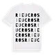 Rieucros ordlek t-shirt