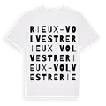 Rieux-Volvestre ordlek t-shirt