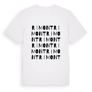 Rimont ordlek t-shirt – ekologisk bomull t-shirt från Pinshirt