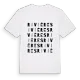 Rivières ordlek t-shirt