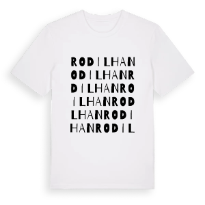 Rodilhan ordlek t-shirt – ekologisk bomull t-shirt från Pinshirt