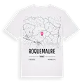 Roquemaure karta t-shirt