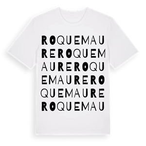 Roquemaure ordlek t-shirt – ekologisk bomull t-shirt från Pinshirt