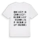 Roquepine ordlek t-shirt