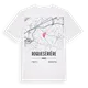 Roquesérière karta t-shirt
