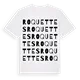 Roquettes ordlek t-shirt