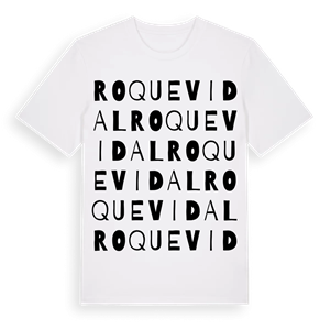 Roquevidal ordlek t-shirt – ekologisk bomull t-shirt från Pinshirt