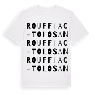Rouffiac-Tolosan ordlek t-shirt – ekologisk bomull t-shirt från Pinshirt