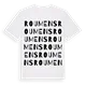 Roumens ordlek t-shirt