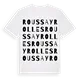 Roussayrolles ordlek t-shirt