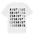 Rustiques ordlek t-shirt