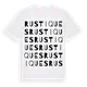 Rustiques ordlek t-shirt