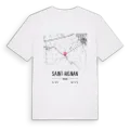 Saint-Aignan karta t-shirt