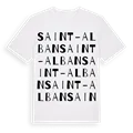 Saint-Alban ordlek t-shirt