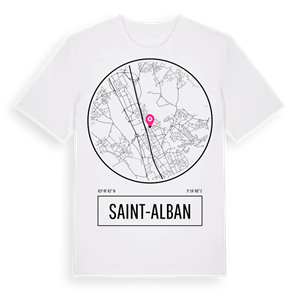 Saint-Alban t-shirt – ekologisk bomull t-shirt från Pinshirt