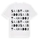 Saint-Amadou ordlek t-shirt