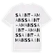 Saint-Amans ordlek t-shirt