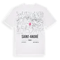 Saint-André karta t-shirt