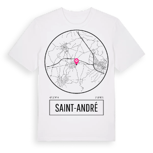 Saint-André t-shirt – ekologisk bomull t-shirt från Pinshirt