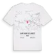 Saint-André-de-Lancize karta t-shirt