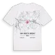 Saint-André-de-Sangonis karta t-shirt