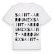 Saint-Arroumex ordlek t-shirt