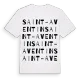 Saint-Aventin ordlek t-shirt