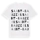 Saint-Bauzeil ordlek t-shirt