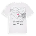 Saint-Benoît-de-Carmaux karta t-shirt
