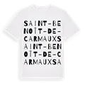 Saint-Benoît-de-Carmaux ordlek t-shirt